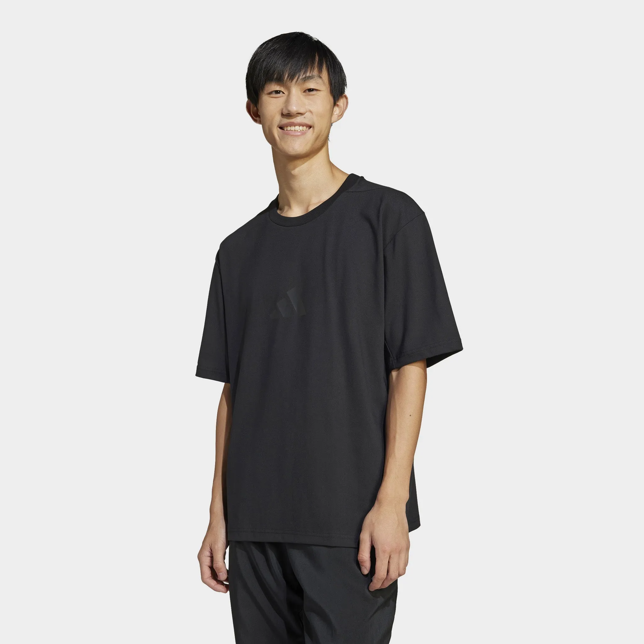 Mens Adidas adidas Z.N.E. Loose-Fit T-Shirt / Black