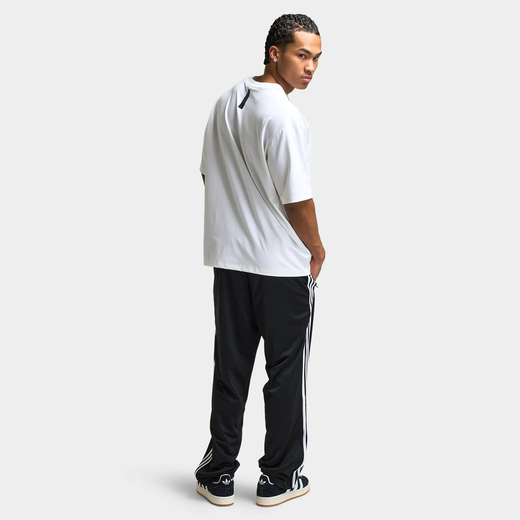 Mens Adidas adidas Z.N.E. Loose-Fit T-Shirt / White