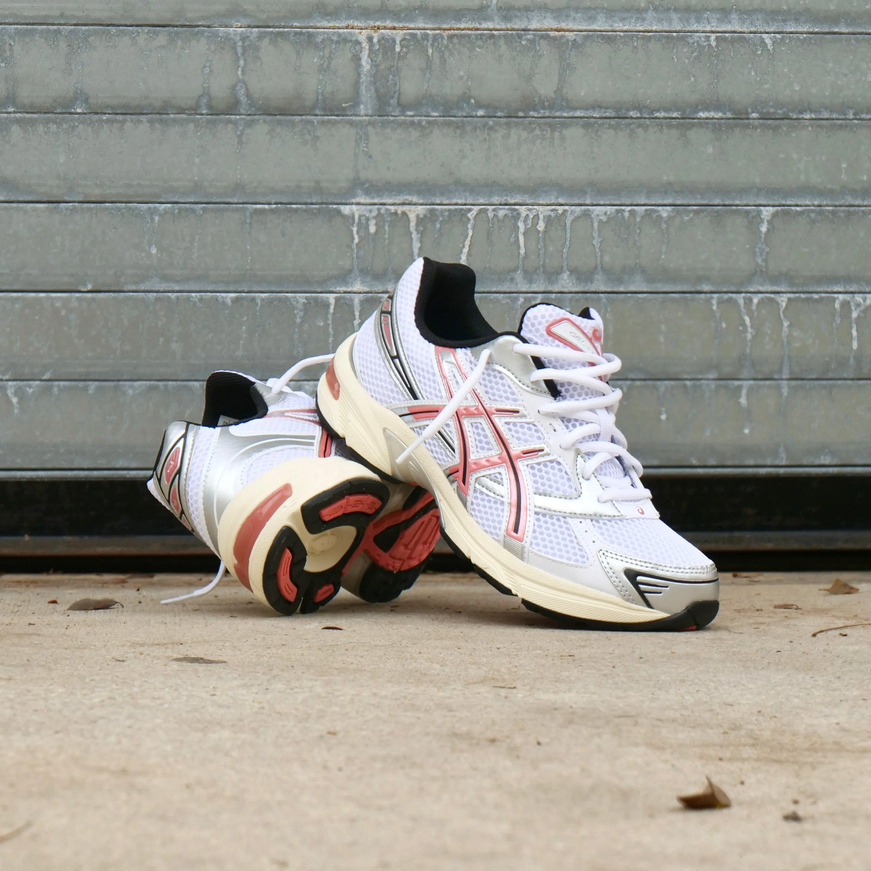 Mens Asics Gel-1130 (White/Desert Red)