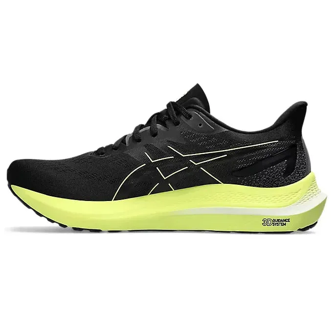 Men's Asics GT-2000 12 Black/Glow Yellow asics Shoes