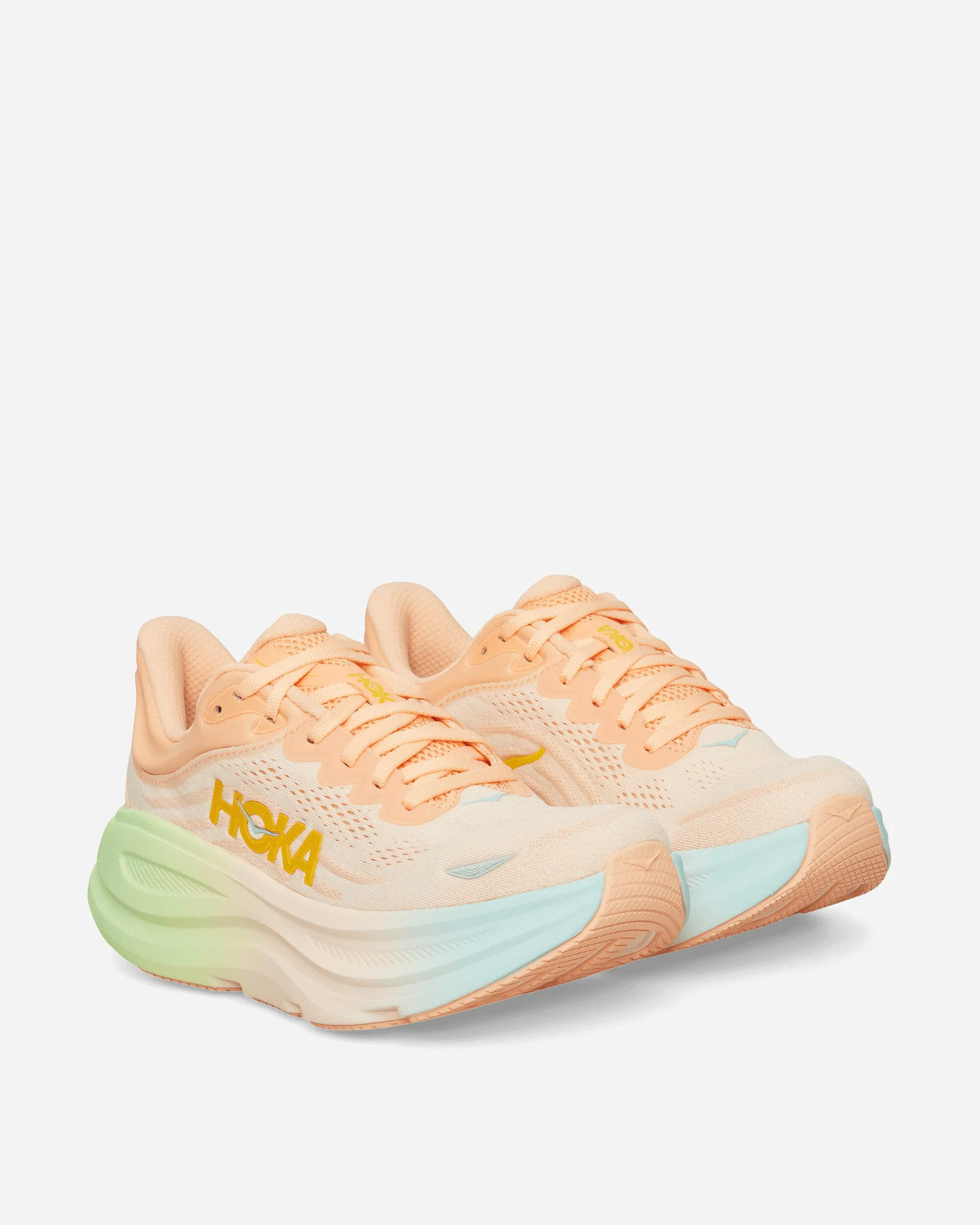Men's Bondi 9 Sneakers Frost / Pale Tangerine Max Cushion Trainers