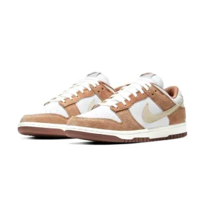 Mens Dunk Low Medium Curry Nike Dunk sneakers with classic silhouette