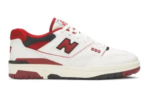 (Men's) New Balance 550 x Aim Leon Dore 'White / Red' (2020) New Balance casual shoes