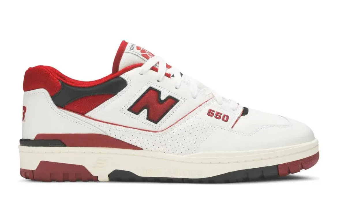 (Men's) New Balance 550 x Aim Leon Dore 'White / Red' (2020)
