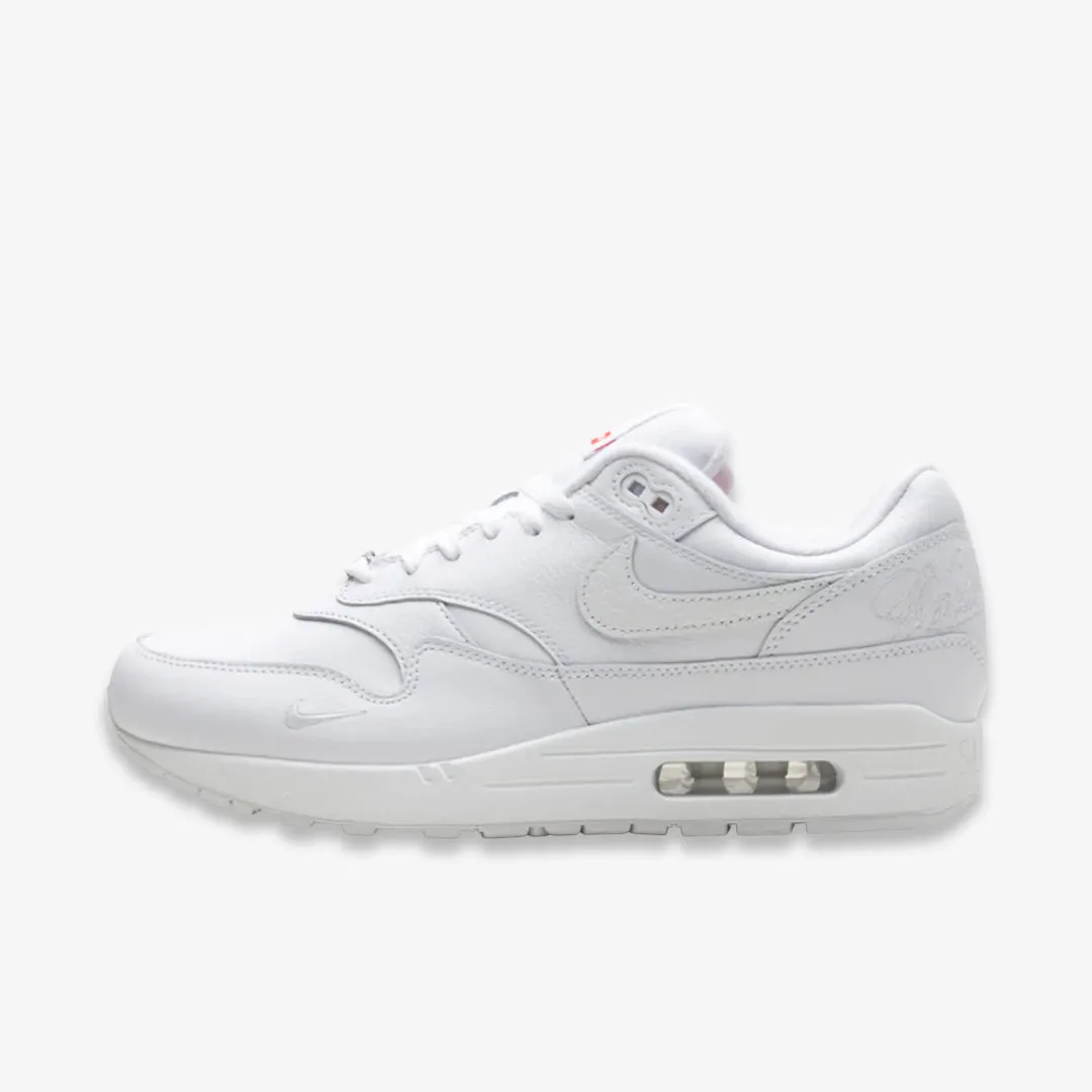 (Men's) Nike Air Max 1 '87 SP x Supreme 'Triple White' (2025) HF8813-100 Nike shoes for versatile street looks