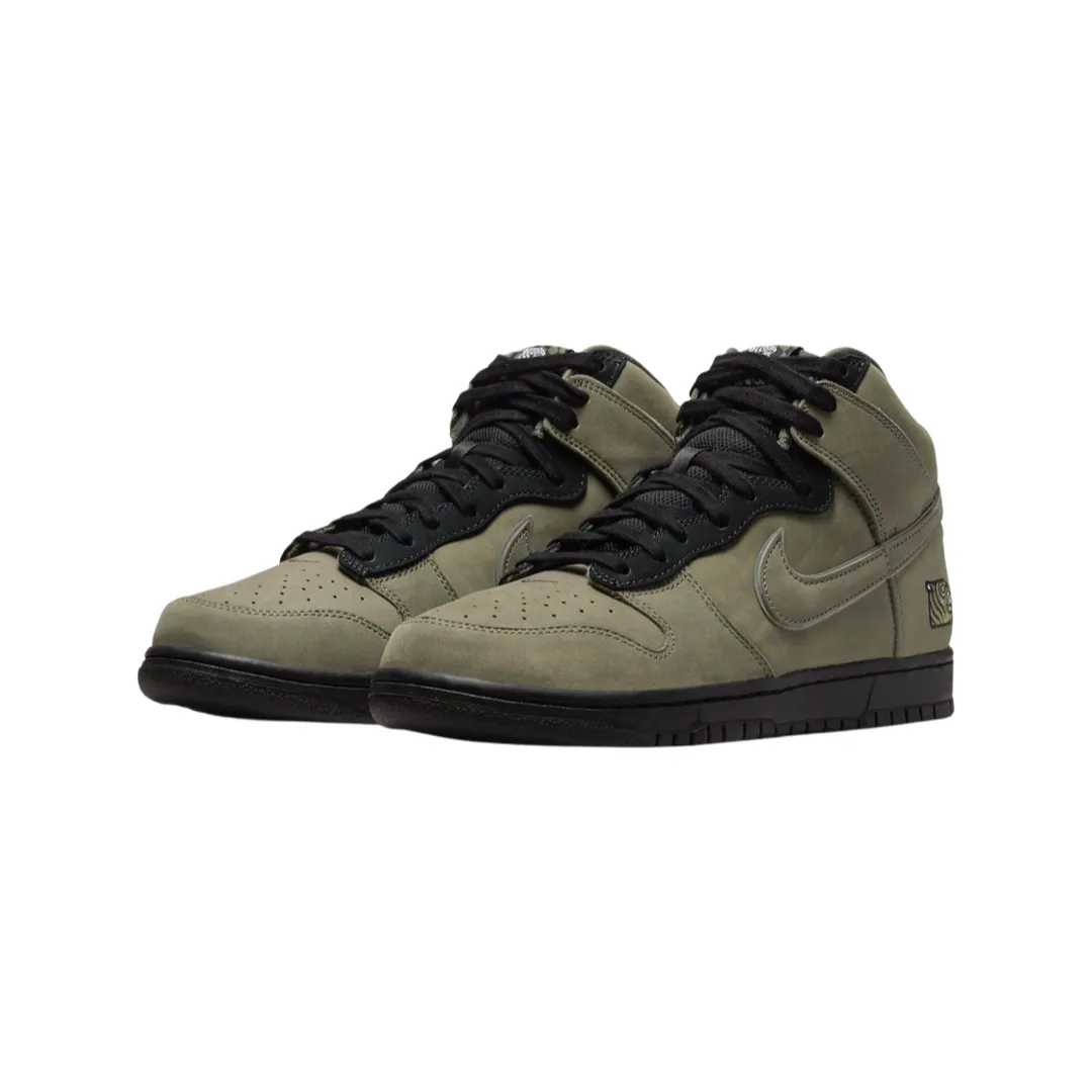 Men's Nike Dunk High SP Medium Olive Multi Black Iconic Sneakers