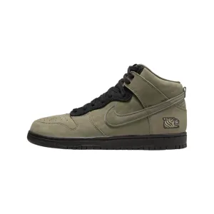 Men's Nike Dunk High SP Medium Olive Multi Black Nike Dunk sneakers with classic silhouette