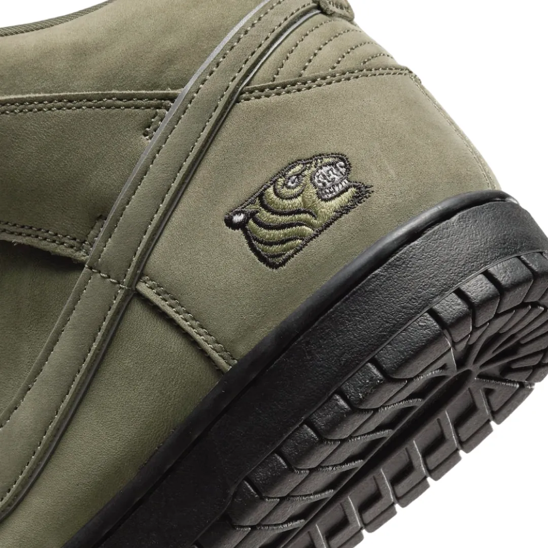 Men's Nike Dunk High SP Medium Olive Multi Black Iconic Sneakers