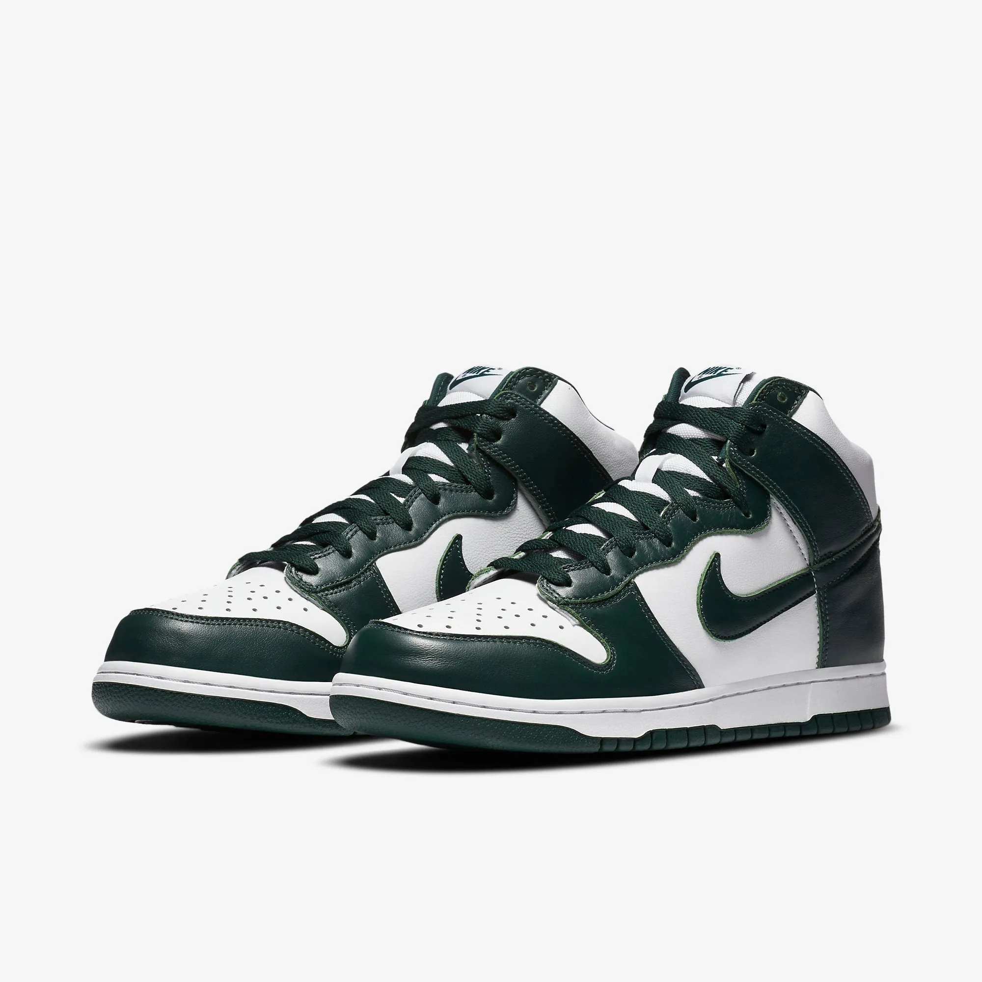 (Men's) Nike Dunk High SP 'Michigan State Spartans' (2020) CZ8149-100 Nike Comfort Fit Lifestyle Shoes