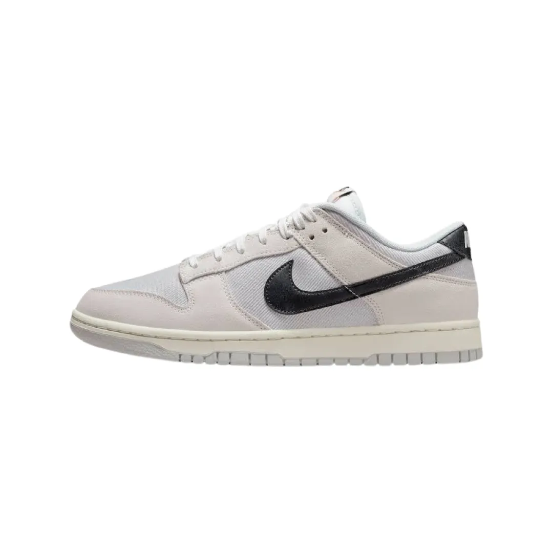 Men's Nike Dunk Low Certified Fresh Photon Dust Black Summit White Nike Dunk sneakers with classic silhouette