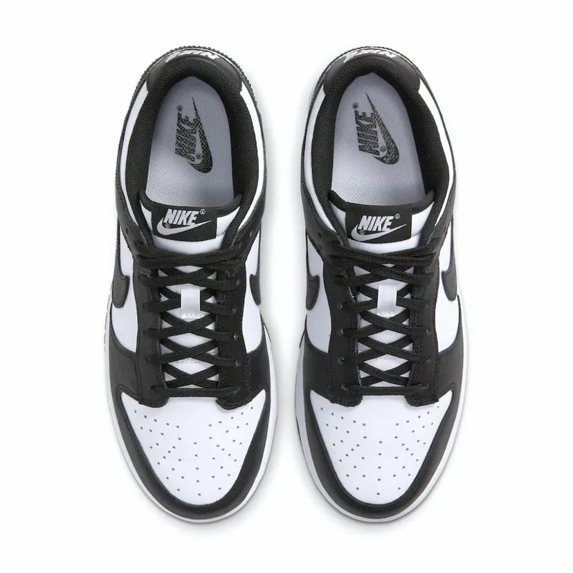 Men's Nike Dunk Low White Black White Iconic Sneakers