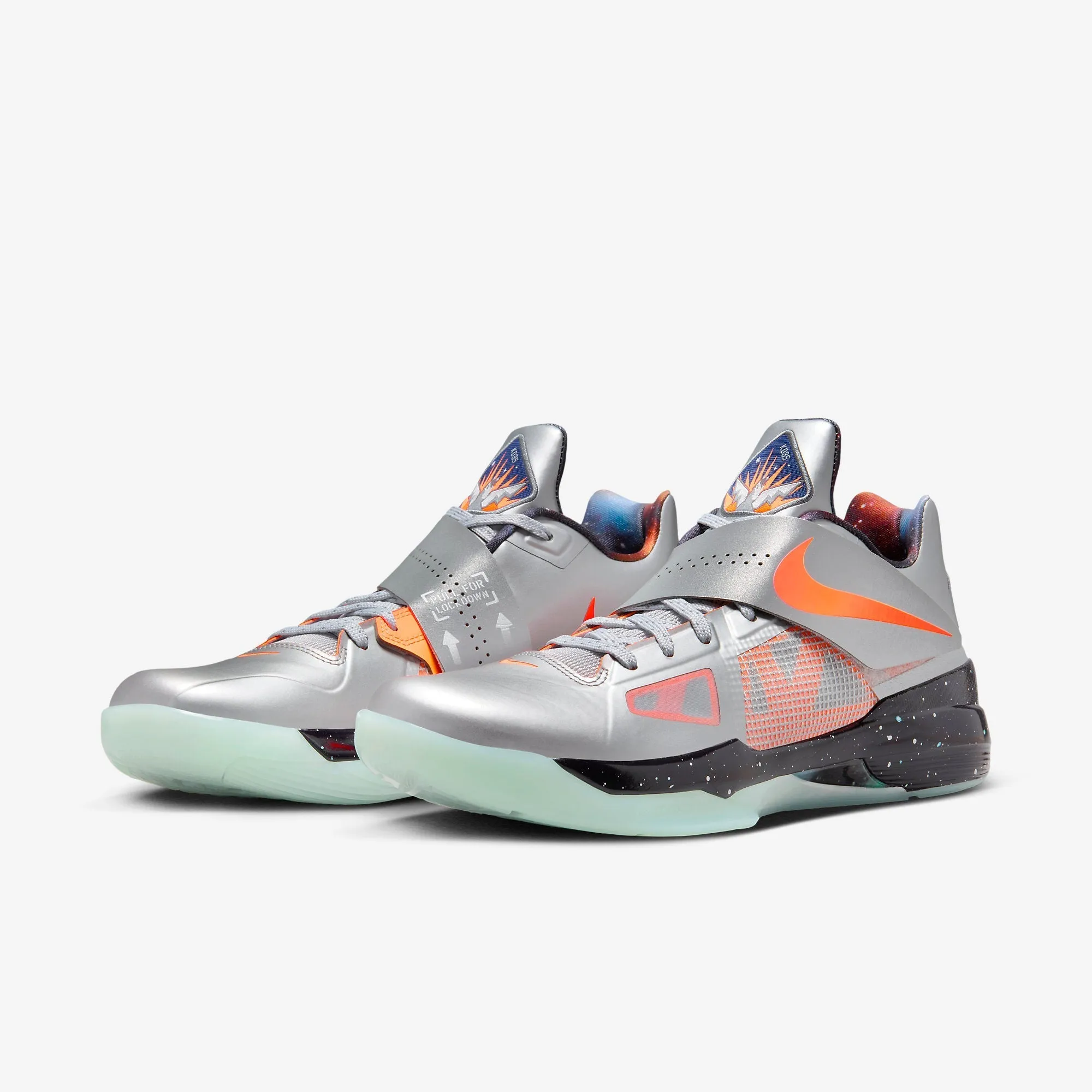 (Men's) Nike KD 4 'Galaxy' (2024) FD2635-001 Nike Comfort Fit Lifestyle Shoes