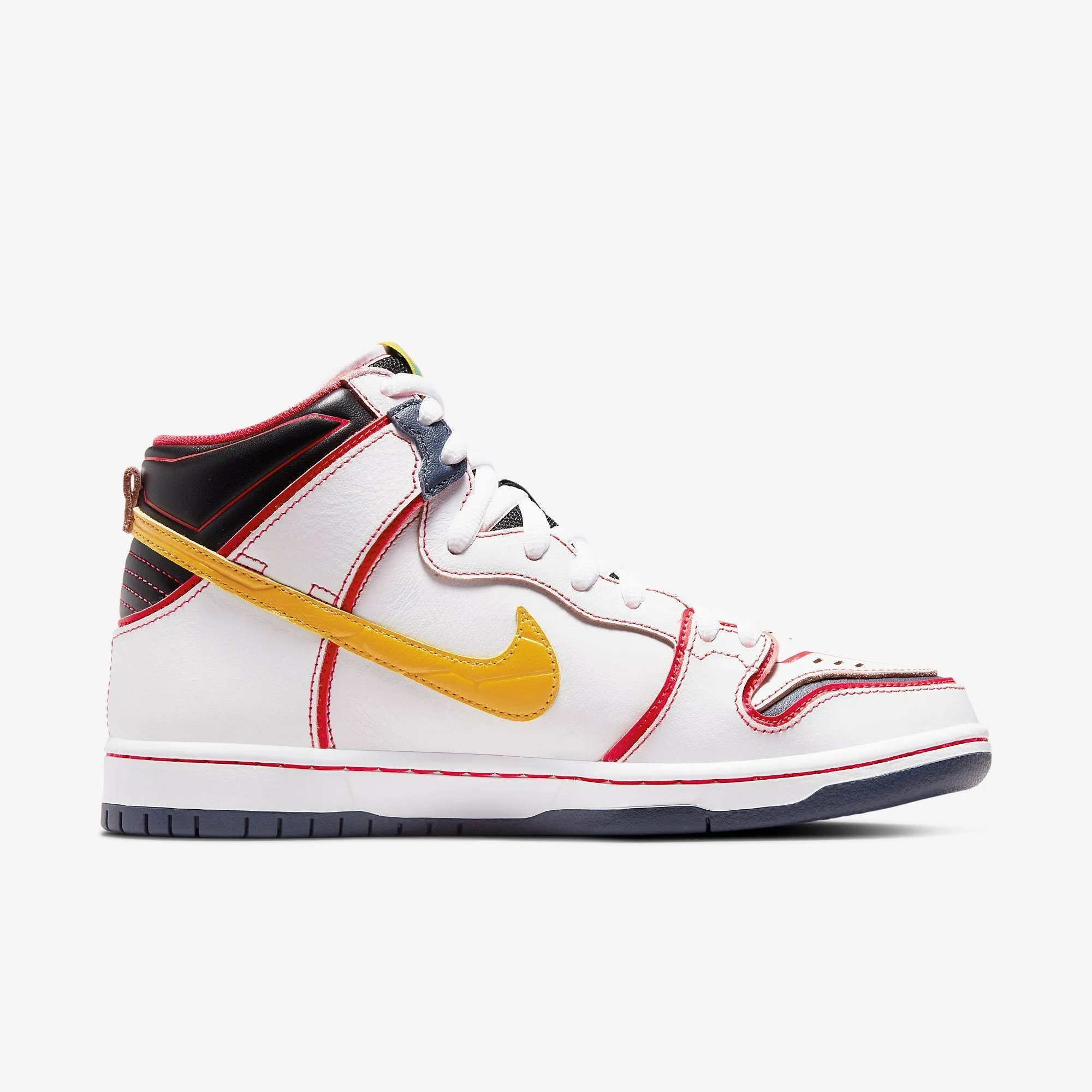 (Men's) Nike SB Dunk High Pro QS x Gundam 'RX-0 Unicorn Gundam' (2021) DH7717-100 Nike Comfort Fit Lifestyle Shoes