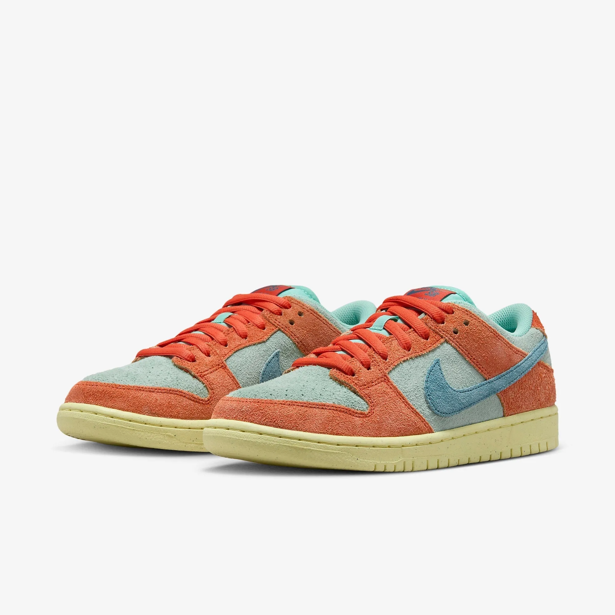 (Men's) Nike SB Dunk Low Pro PRM 'Orange / Emerald Rise' (2023) DV5429-800 Nike Comfort Fit Lifestyle Shoes