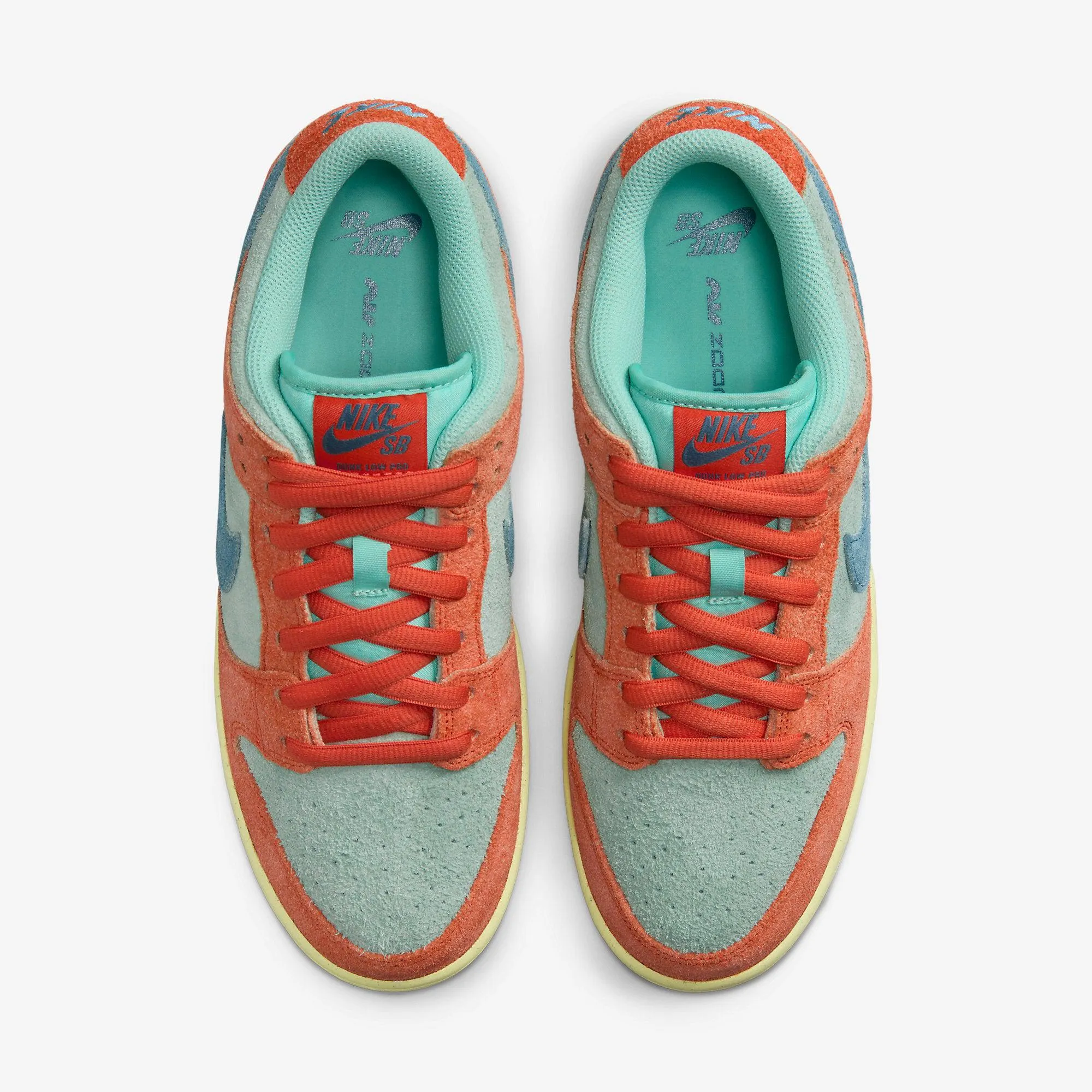 (Men's) Nike SB Dunk Low Pro PRM 'Orange / Emerald Rise' (2023) DV5429-800 Nike Comfort Fit Lifestyle Shoes