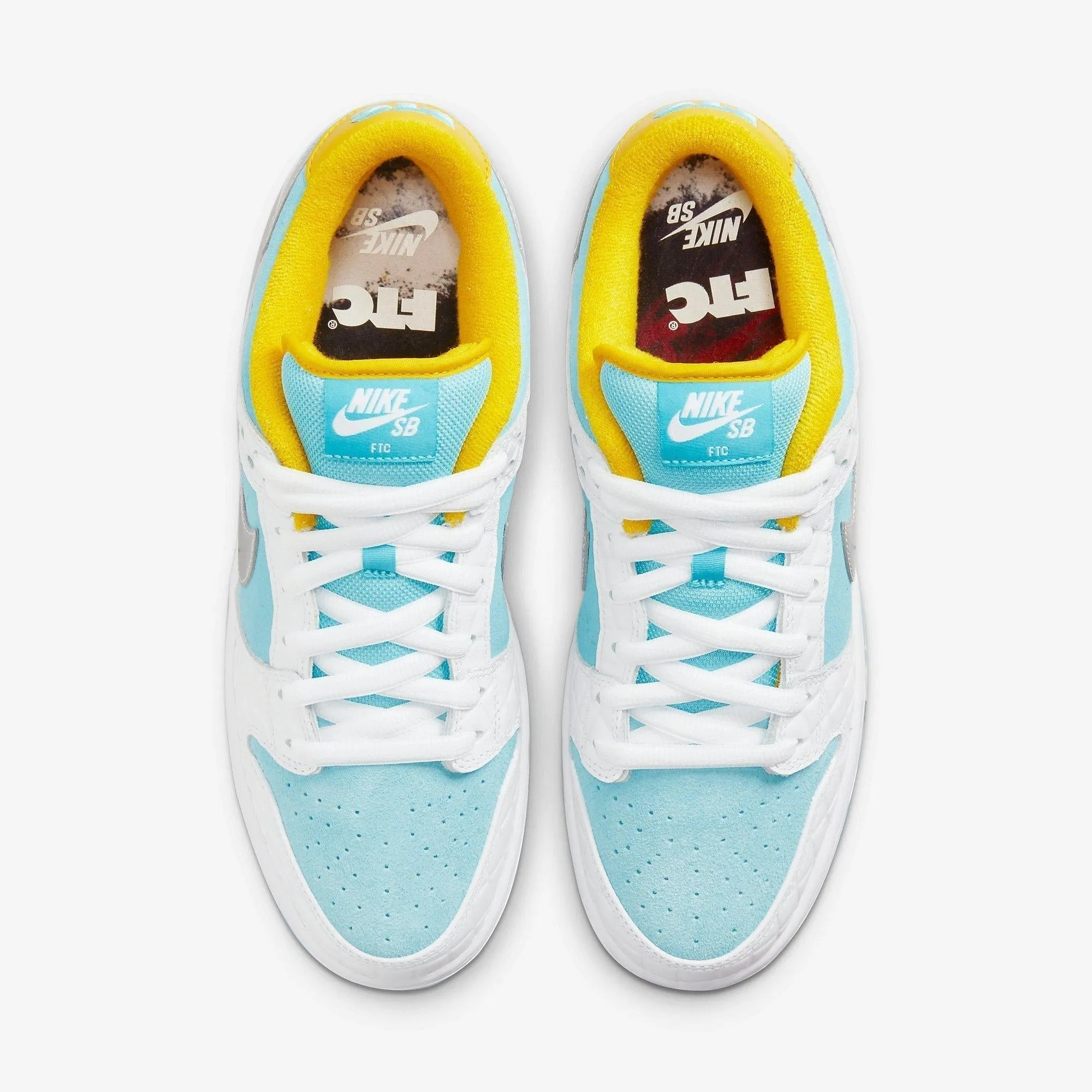 (Men's) Nike SB Dunk Low Pro QS x FTC 'Lagoon Pulse' (2021) DH7687-400 Nike Comfort Fit Lifestyle Shoes