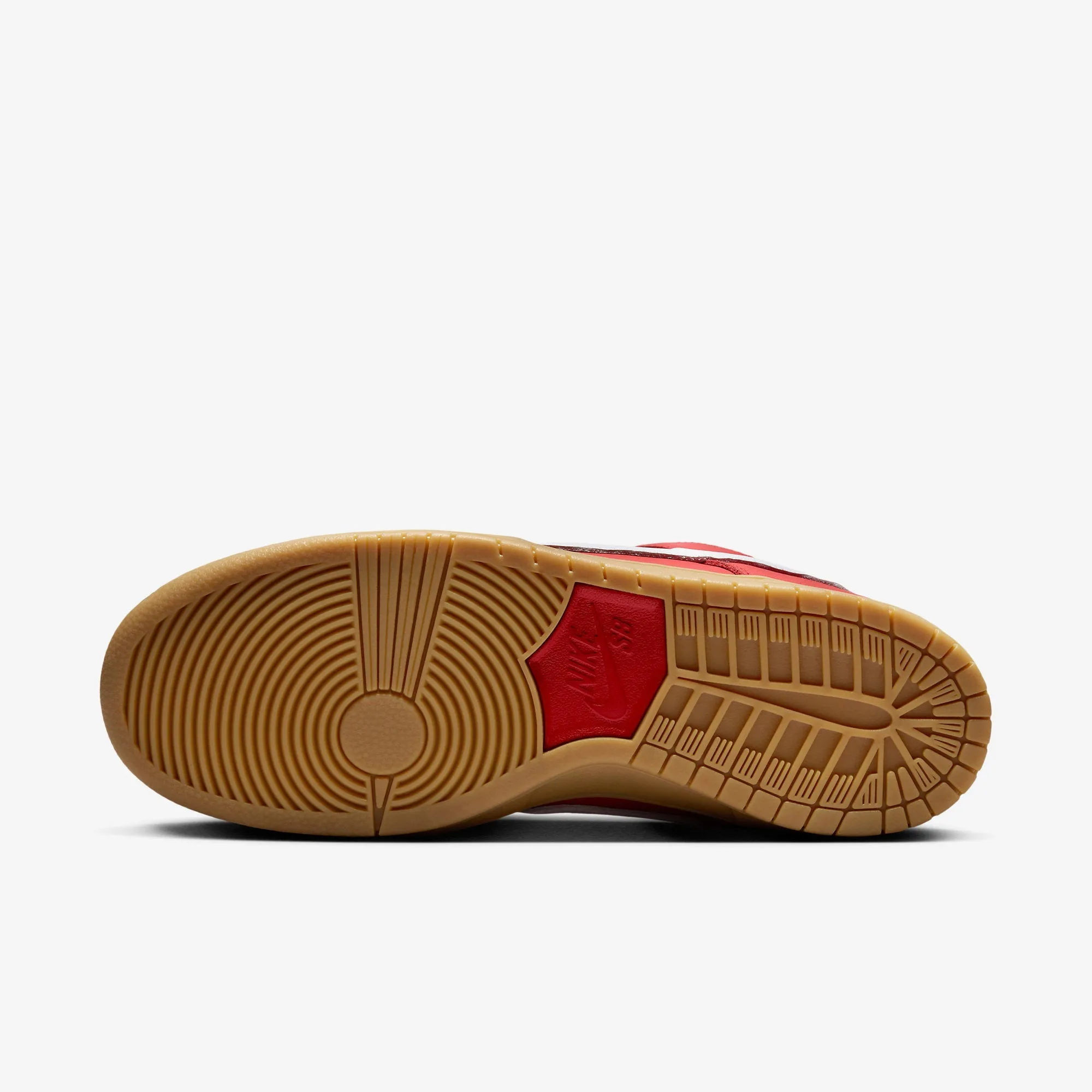 (Men's) Nike SB Dunk Low Pro 'University Red / Gum' (2024) FJ1674-600 Nike Comfort Fit Lifestyle Shoes