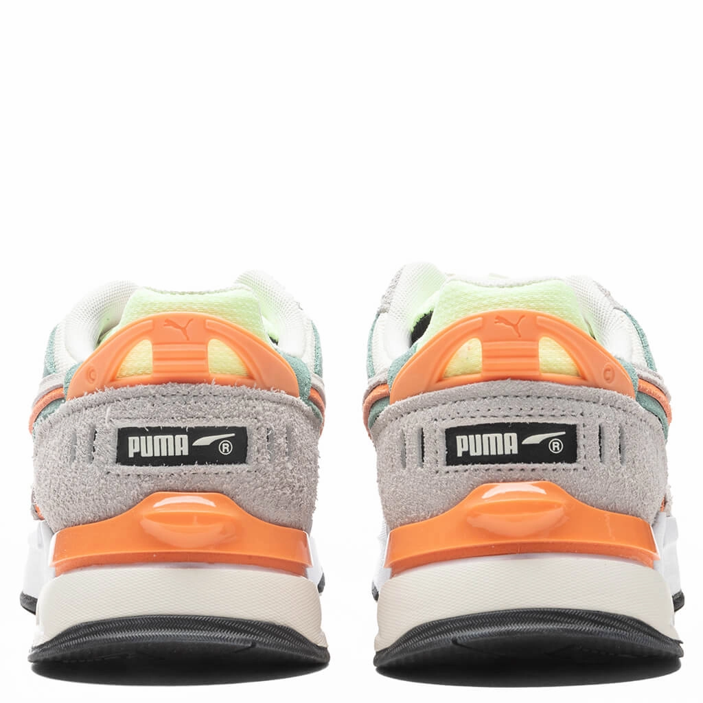 Mirage Sport Layers - White Puma Suede Street Sneakers