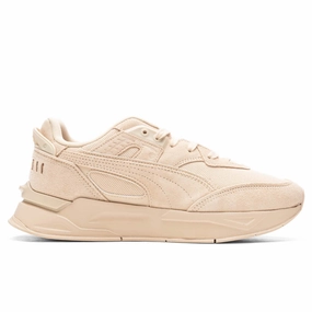 Mirage Sport Tonal - Khaki Puma shoes with suede and modern shape