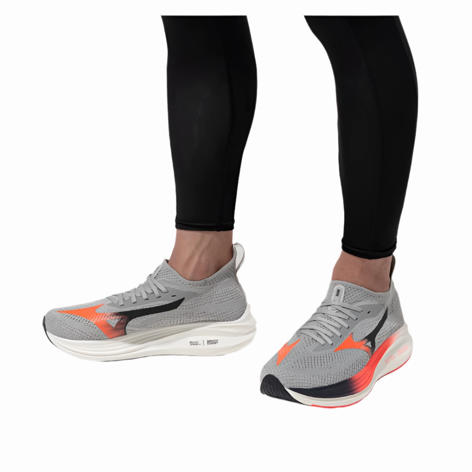 Mizuno Men's Neo Zen Running Shoes in Harbour Mist/Fiery Coral 2/Baritone Blue AW25 Mizuno reliable running shoes