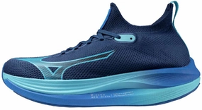Mizuno Neo Vista Mens Running Shoes - Blue Mizuno performance sneakers for training