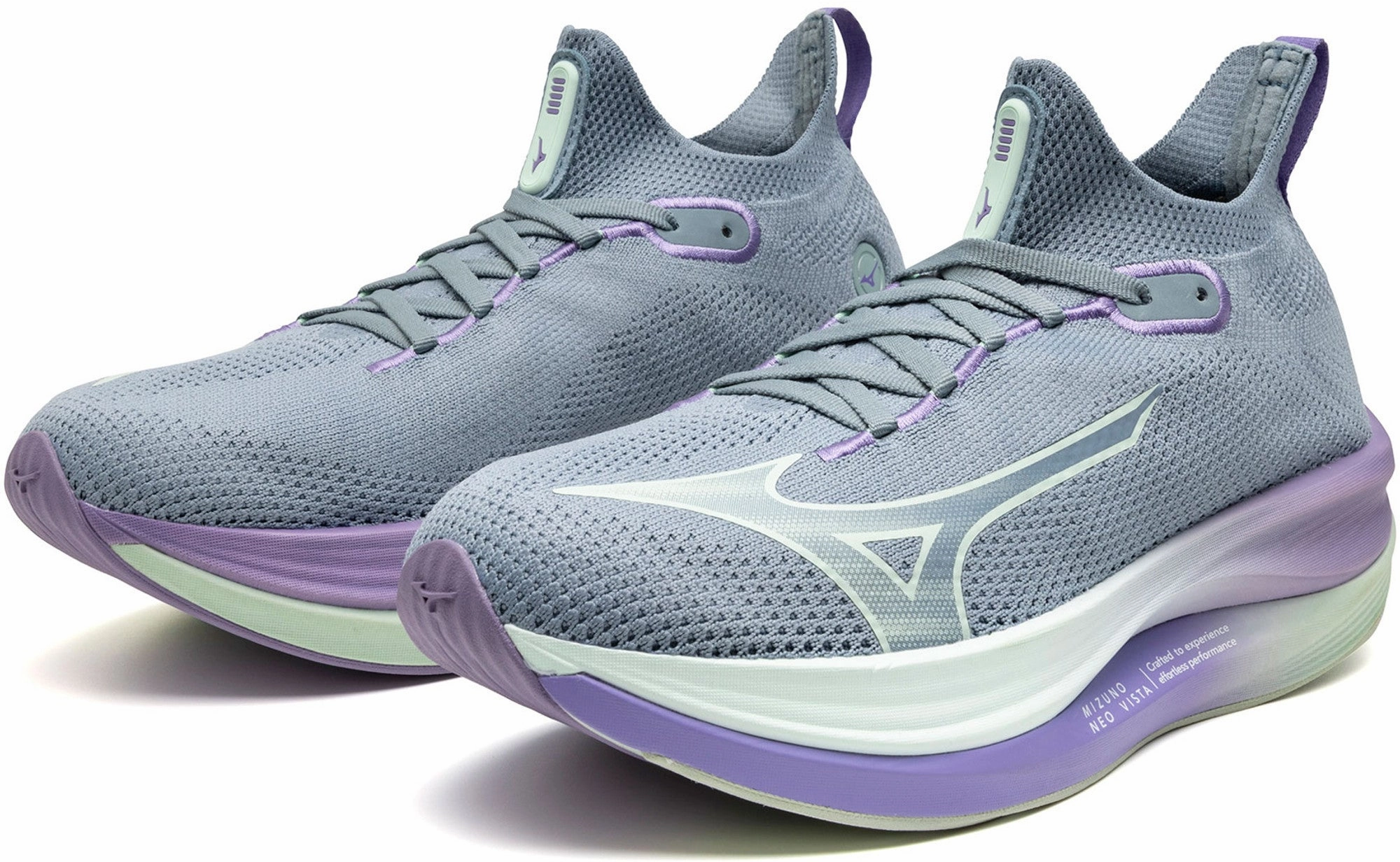 Mizuno Neo Vista Womens Running Shoes - Grey Performance Sneakers