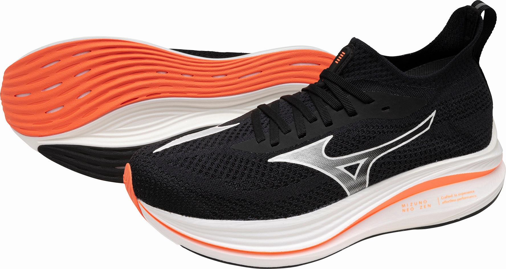 Mizuno Neo Zen Mens Running Shoes - Black Advanced Sport Runners