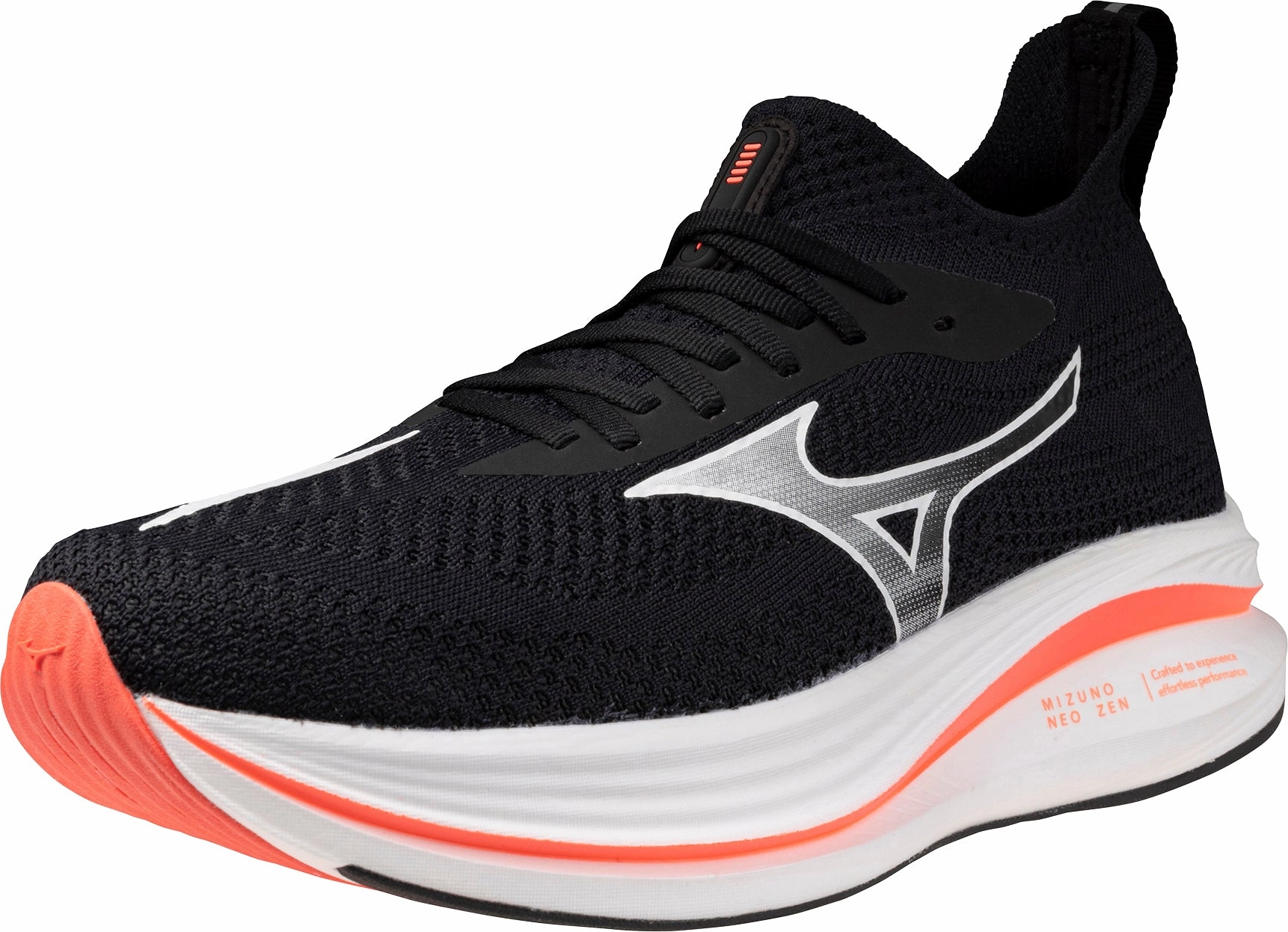 Mizuno Neo Zen Mens Running Shoes - Black Advanced Sport Runners