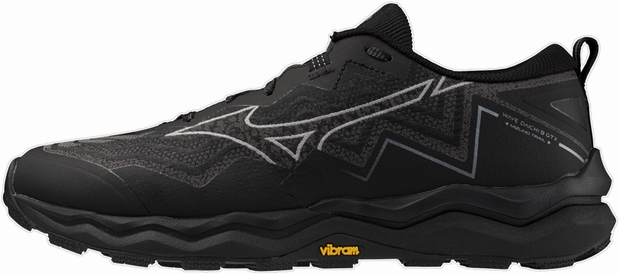 Mizuno Wave Daichi 9 GORE-TEX Mens Trail Running Shoes - Black Mizuno performance sneakers for training