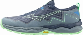 Mizuno Wave Daichi 9 Mens Trail Running Shoes - Blue Mizuno performance sneakers for training