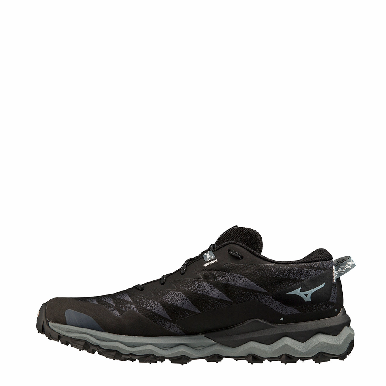 Mizuno Wave Daichi GTX 7 Black / Ombre Blue / Stormy Weather Horizon Cushion Shoes