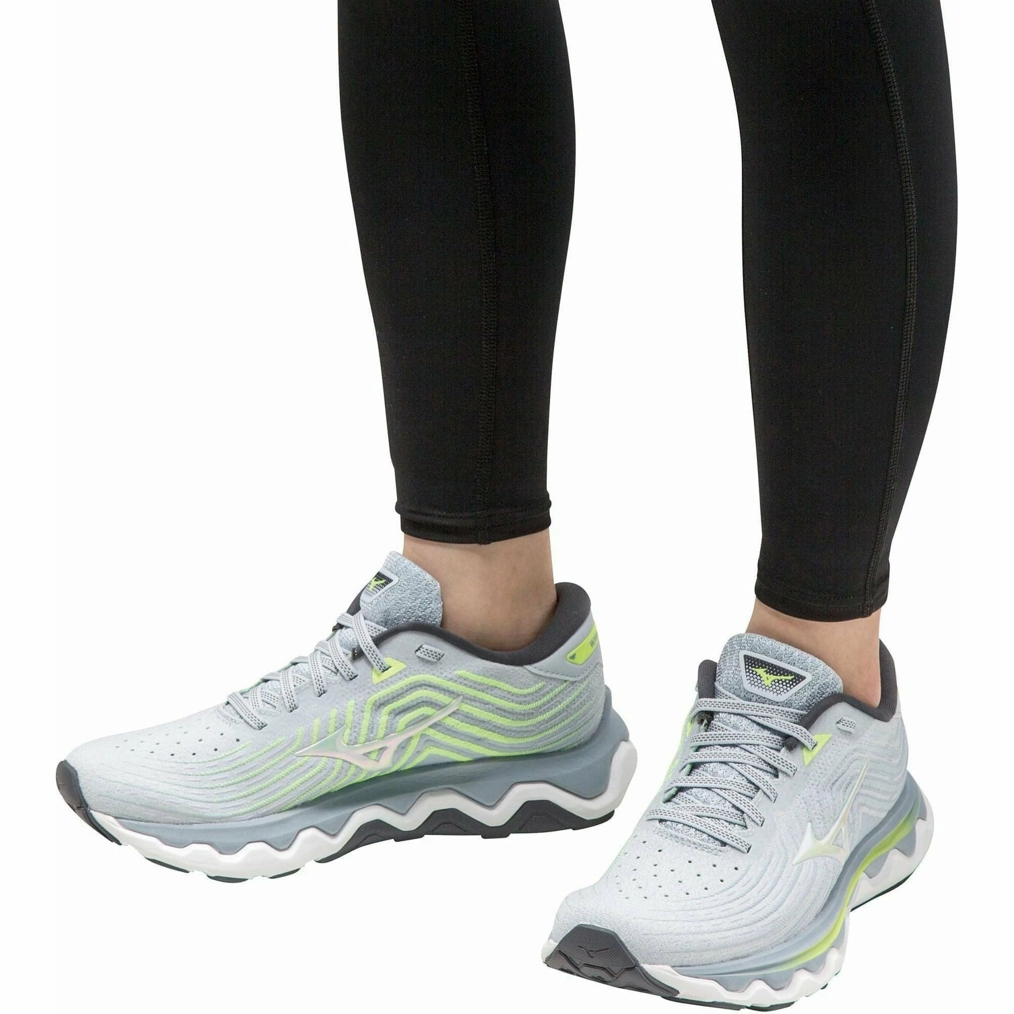 Mizuno Wave Horizon 6 Womens Running Shoes - Blue Inspire Ride Trainers