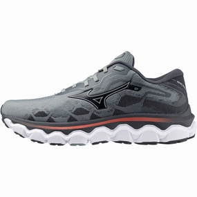 Mizuno Wave Horizon 7 Mens Running Shoes - Grey Mizuno footwear designs