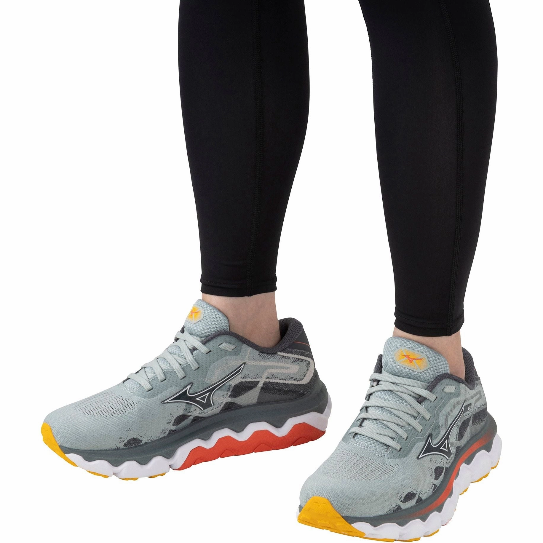 Mizuno Wave Horizon 7 Womens Running Shoes - Grey Inspire Ride Trainers