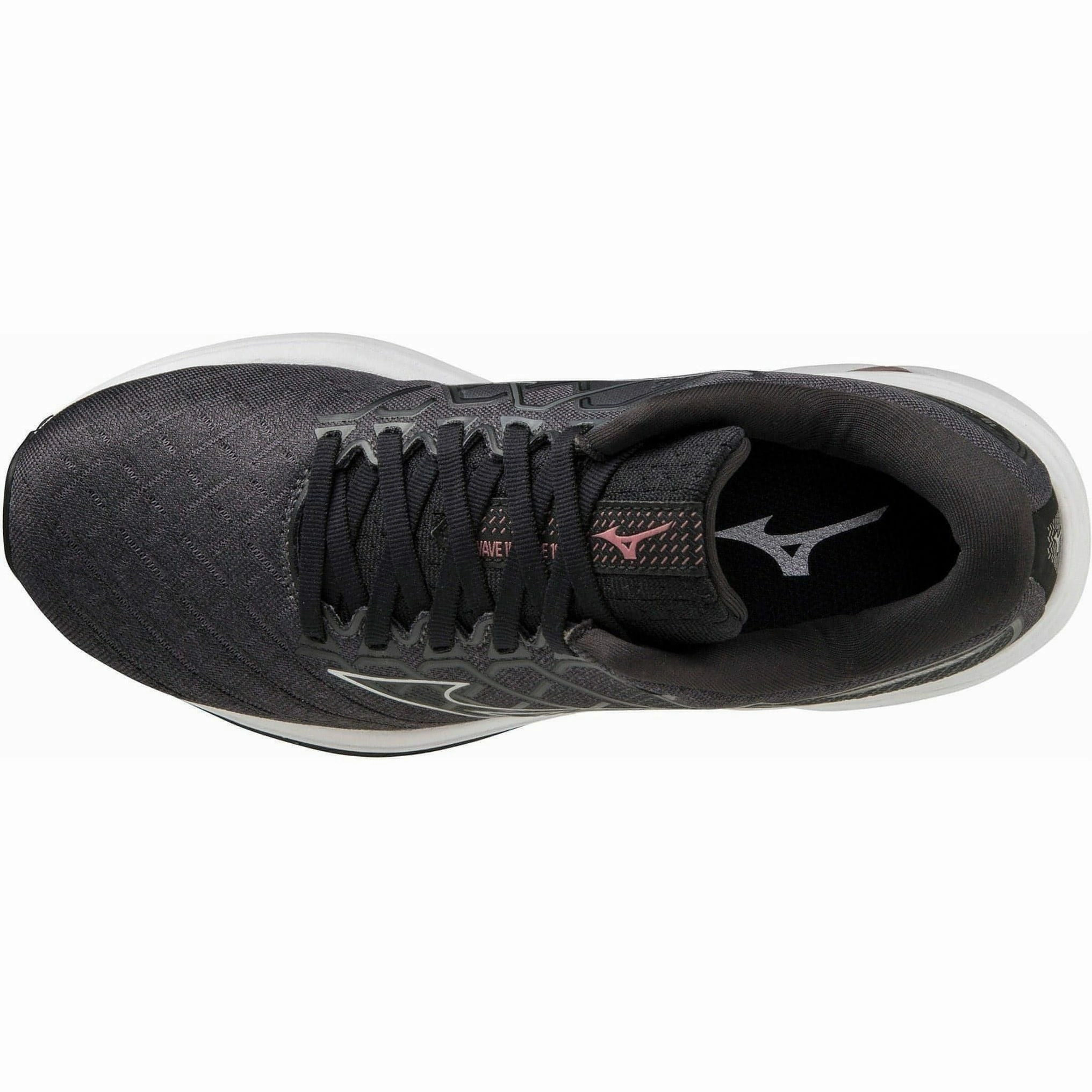 Mizuno Wave Inspire 18 WIDE FIT (D) Womens Running Shoes - Black Advanced Sport Runners
