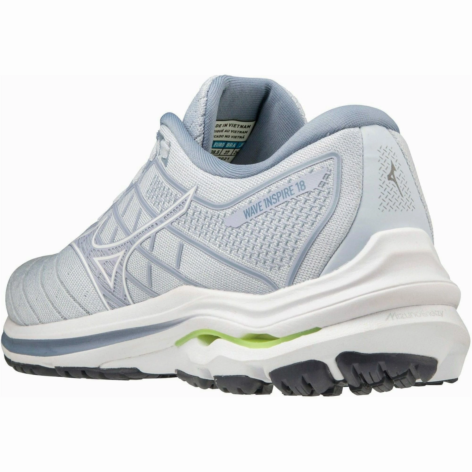 Mizuno Wave Inspire 18 Womens Running Shoes - Blue Performance Sneakers