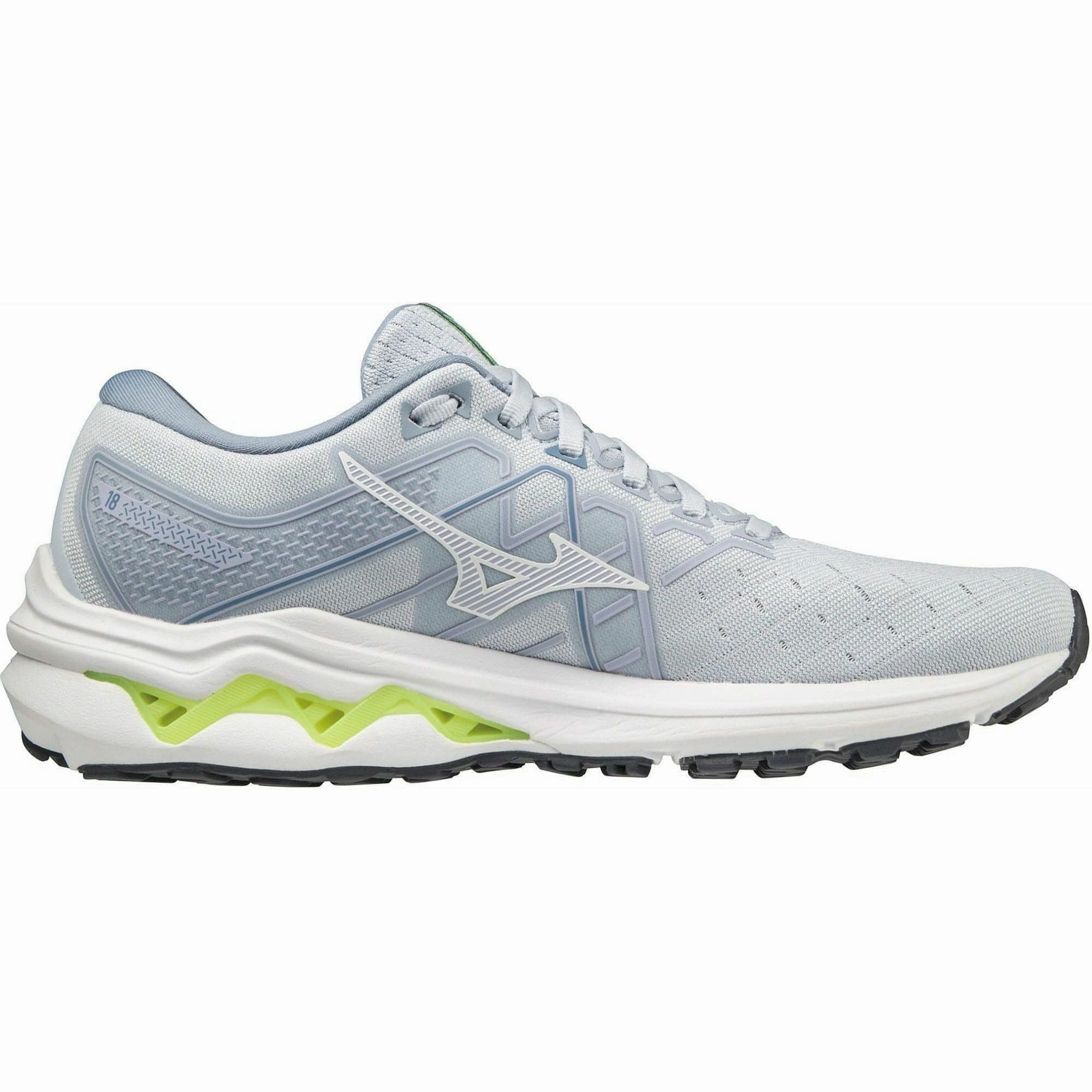 Mizuno Wave Inspire 18 Womens Running Shoes - Blue Performance Sneakers