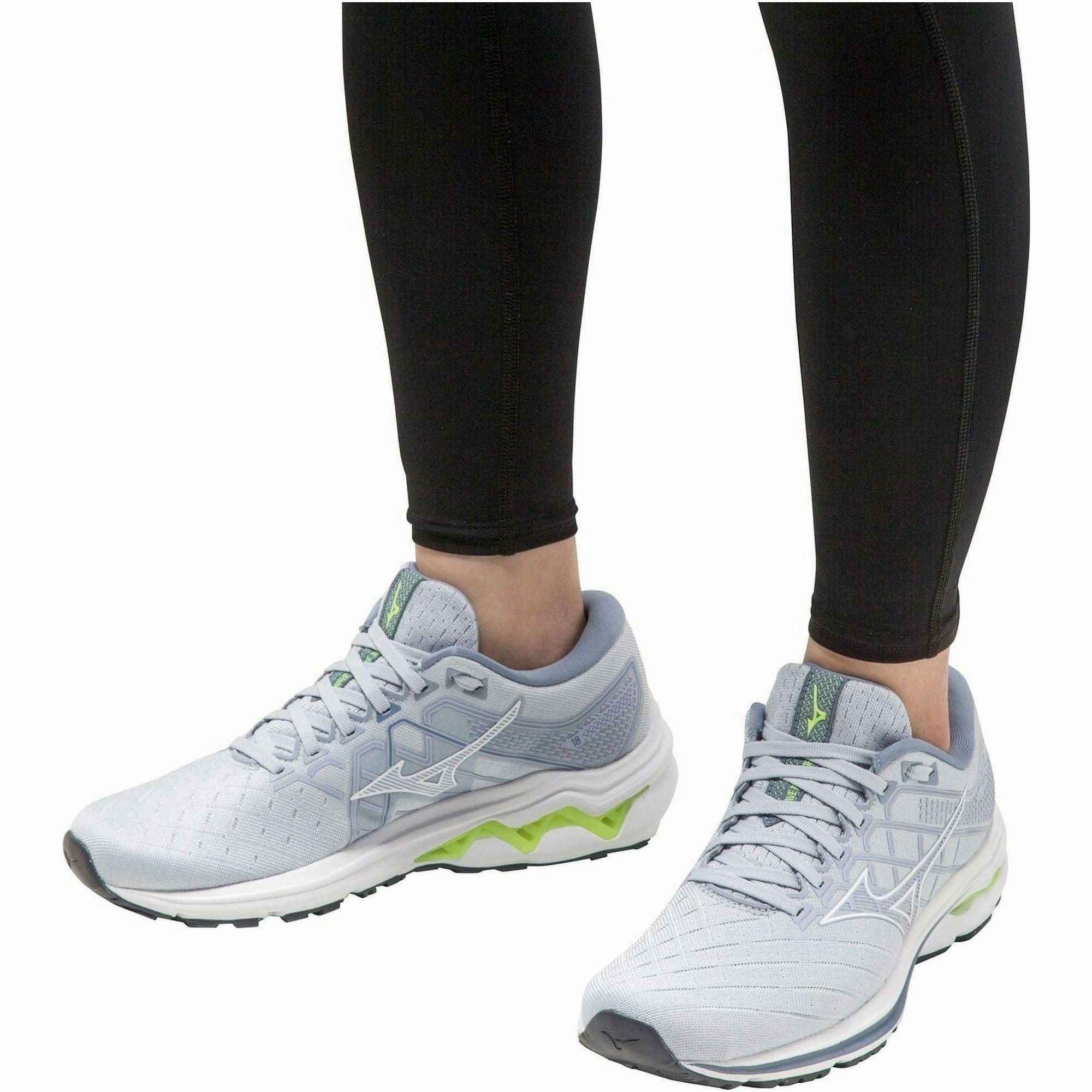 Mizuno Wave Inspire 18 Womens Running Shoes - Blue Performance Sneakers