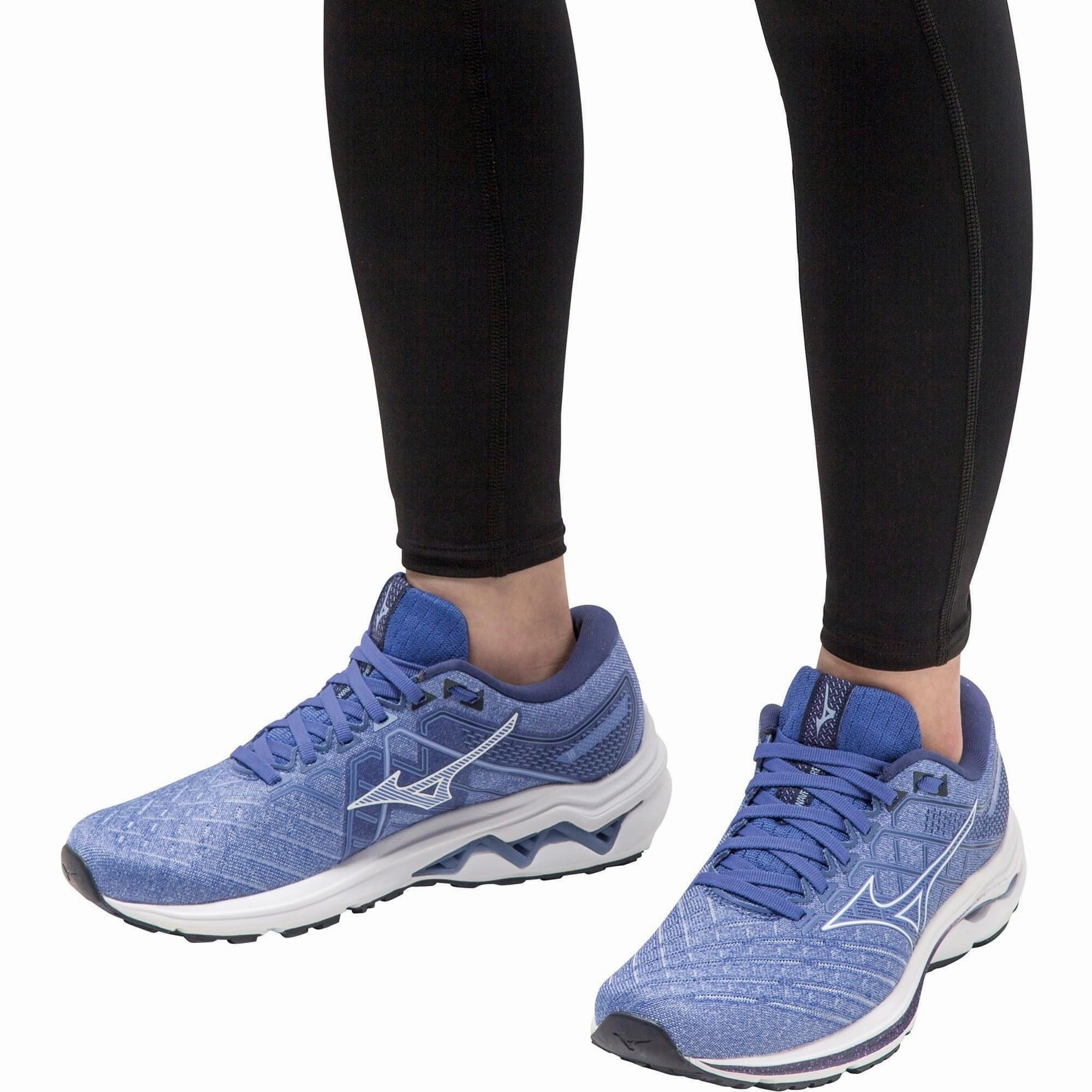 Mizuno Wave Inspire 18 Womens Running Shoes - Blue Rebellion Race Shoes