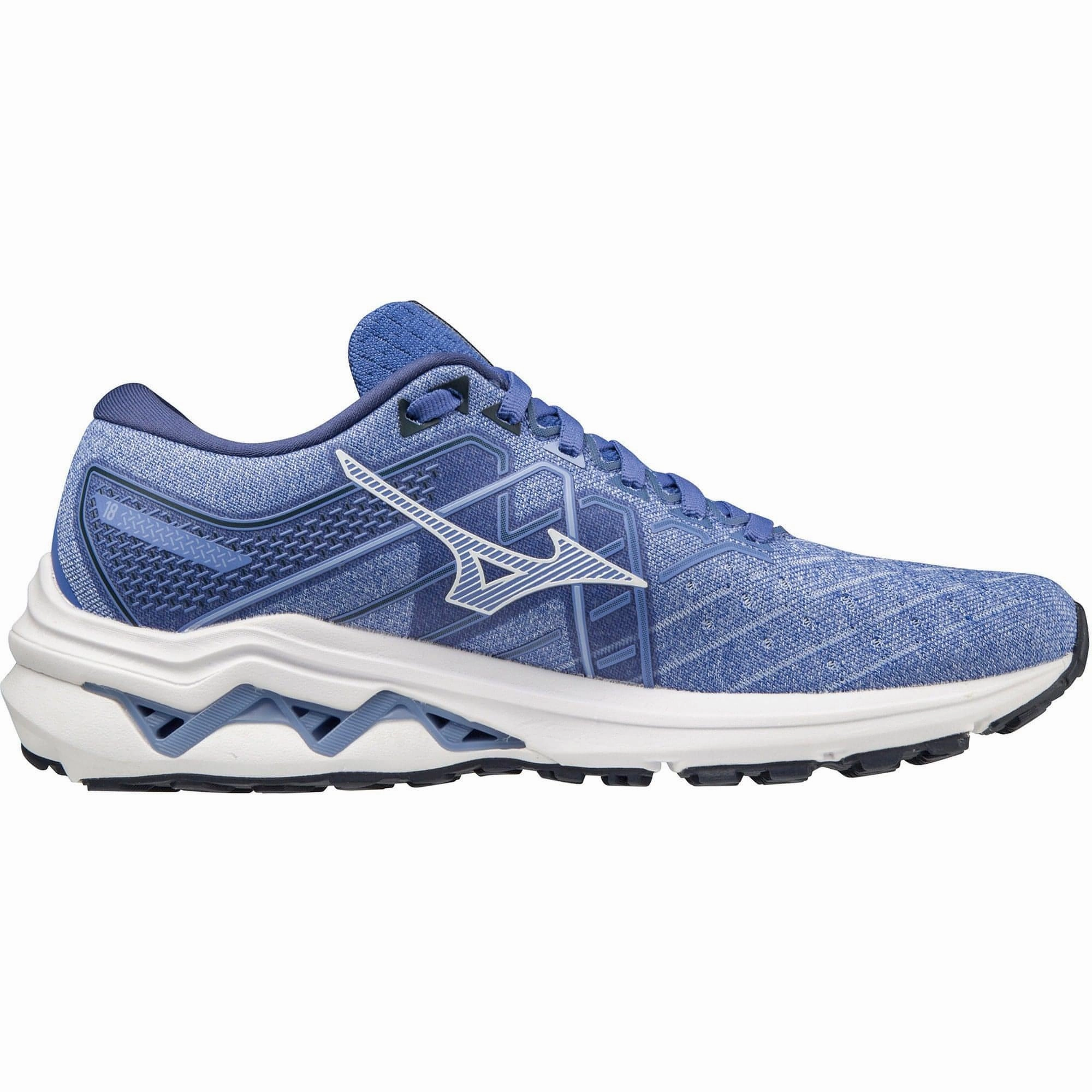 Mizuno Wave Inspire 18 Womens Running Shoes - Blue Rebellion Race Shoes