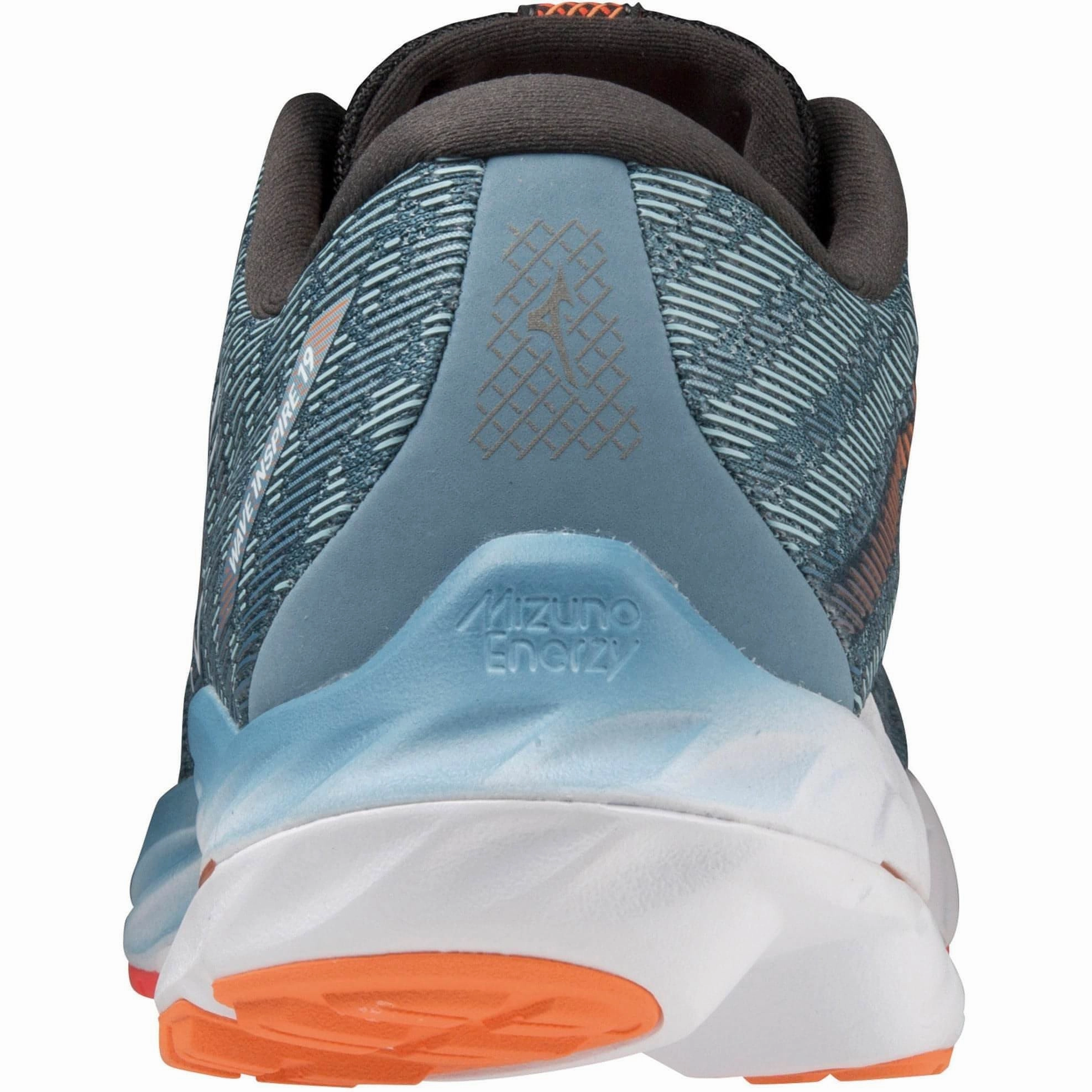 Mizuno Wave Inspire 19 Mens Running Shoes - Blue Rebellion Race Shoes