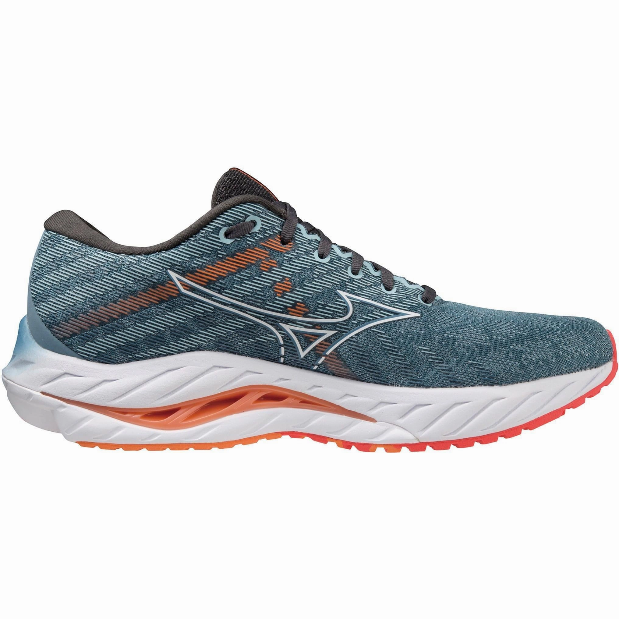 Mizuno Wave Inspire 19 Mens Running Shoes - Blue Rebellion Race Shoes