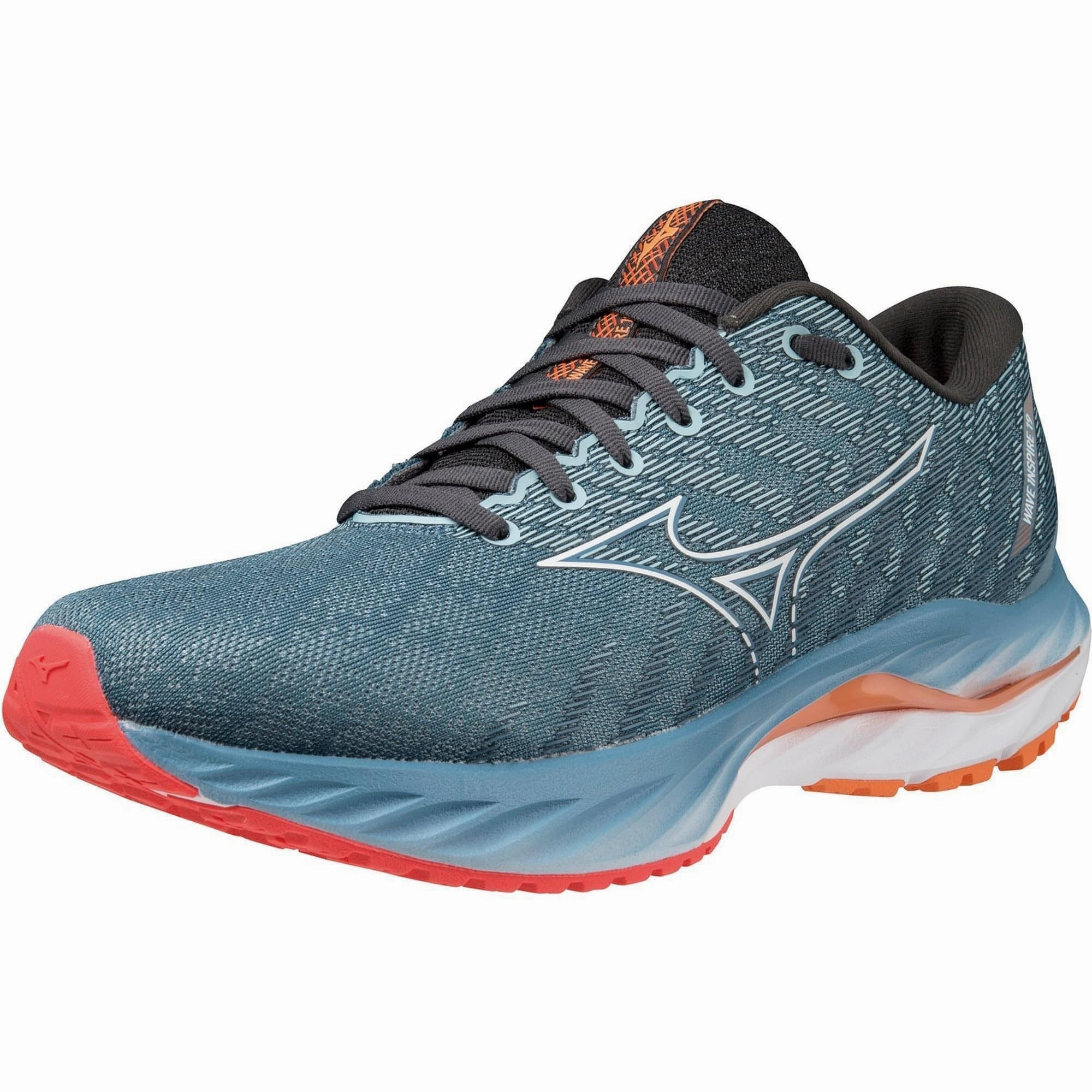 Mizuno Wave Inspire 19 Mens Running Shoes - Blue Rebellion Race Shoes