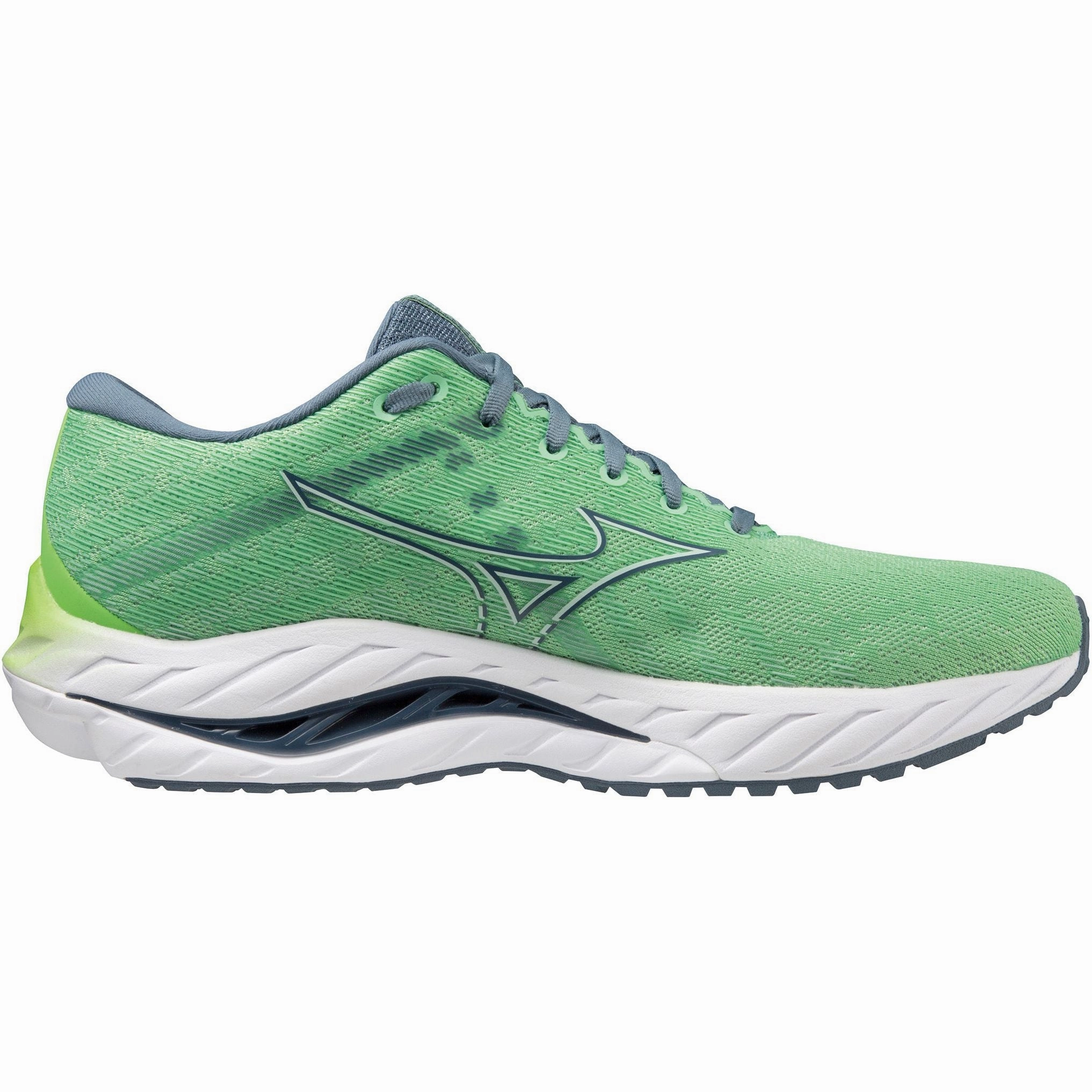 Mizuno Wave Inspire 19 Mens Running Shoes - Green Rebellion Race Shoes