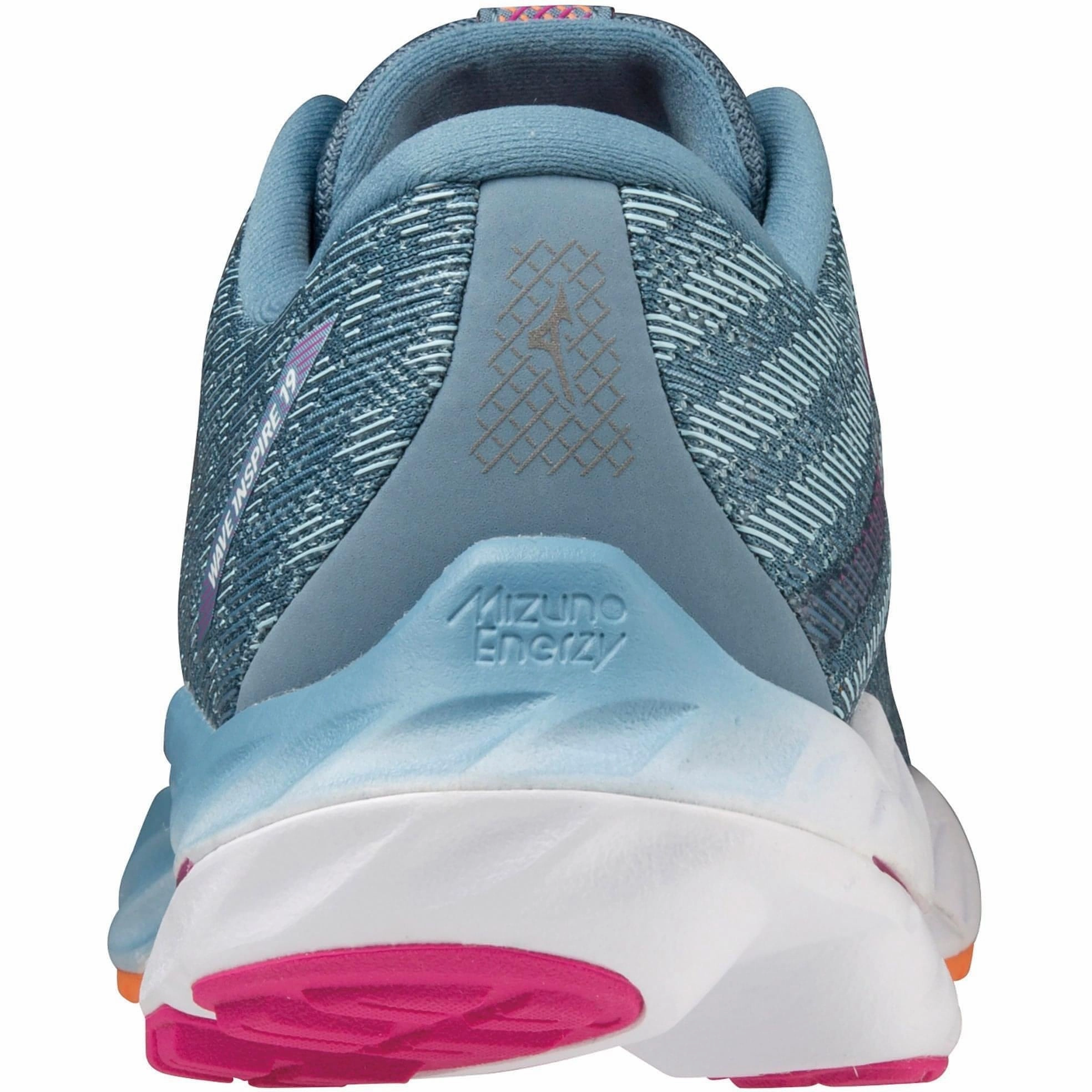 Mizuno Wave Inspire 19 Womens Running Shoes - Blue Rebellion Race Shoes