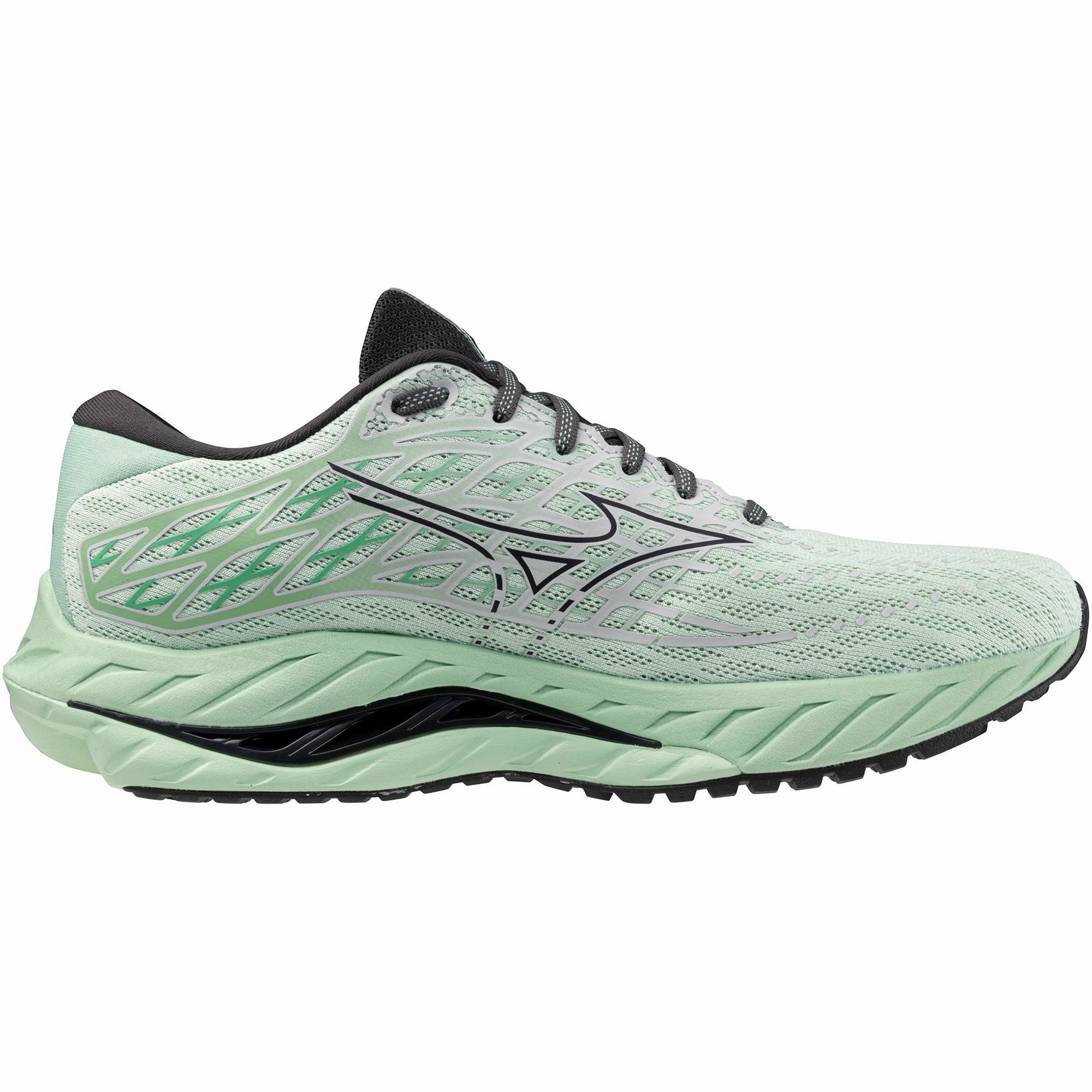 Mizuno Wave Inspire 20 Mens Running Shoes - Green Rebellion Race Shoes