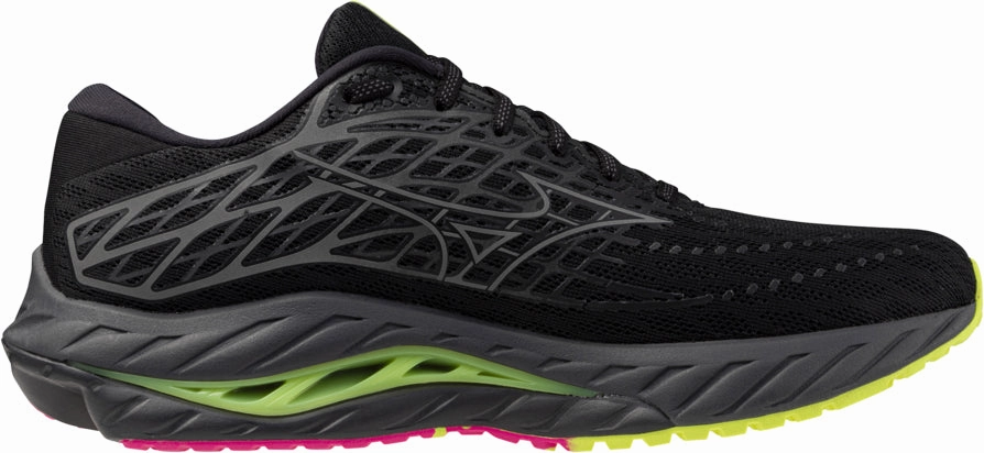 Mizuno Wave Inspire 20 Running Shoes - Black Rebellion Race Shoes