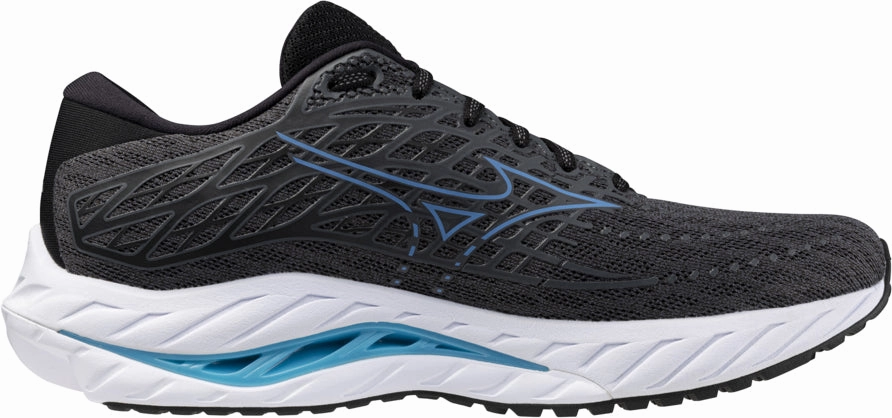 Mizuno Wave Inspire 20 WIDE FIT (2E) Mens Running Shoes - Grey Rebellion Race Shoes