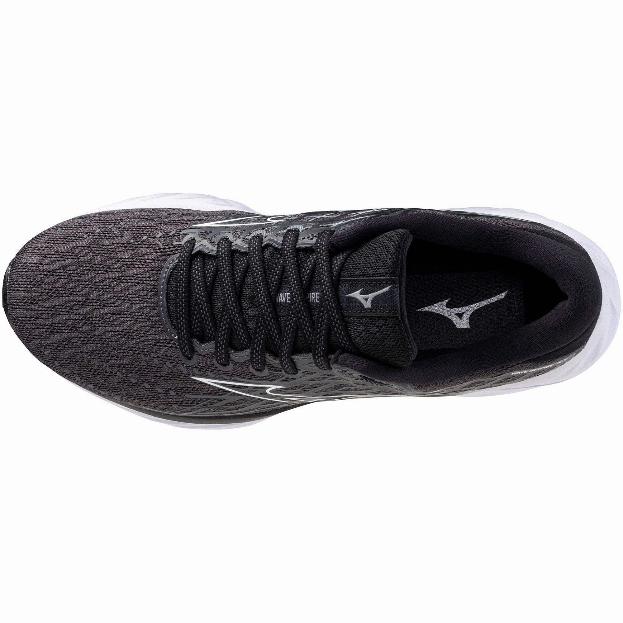 Mizuno Wave Inspire 20 WIDE FIT (D) Womens Running Shoes - Black Advanced Sport Runners