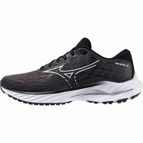 Mizuno Wave Inspire 20 WIDE FIT (D) Womens Running Shoes - Black Mizuno Wave Inspire style